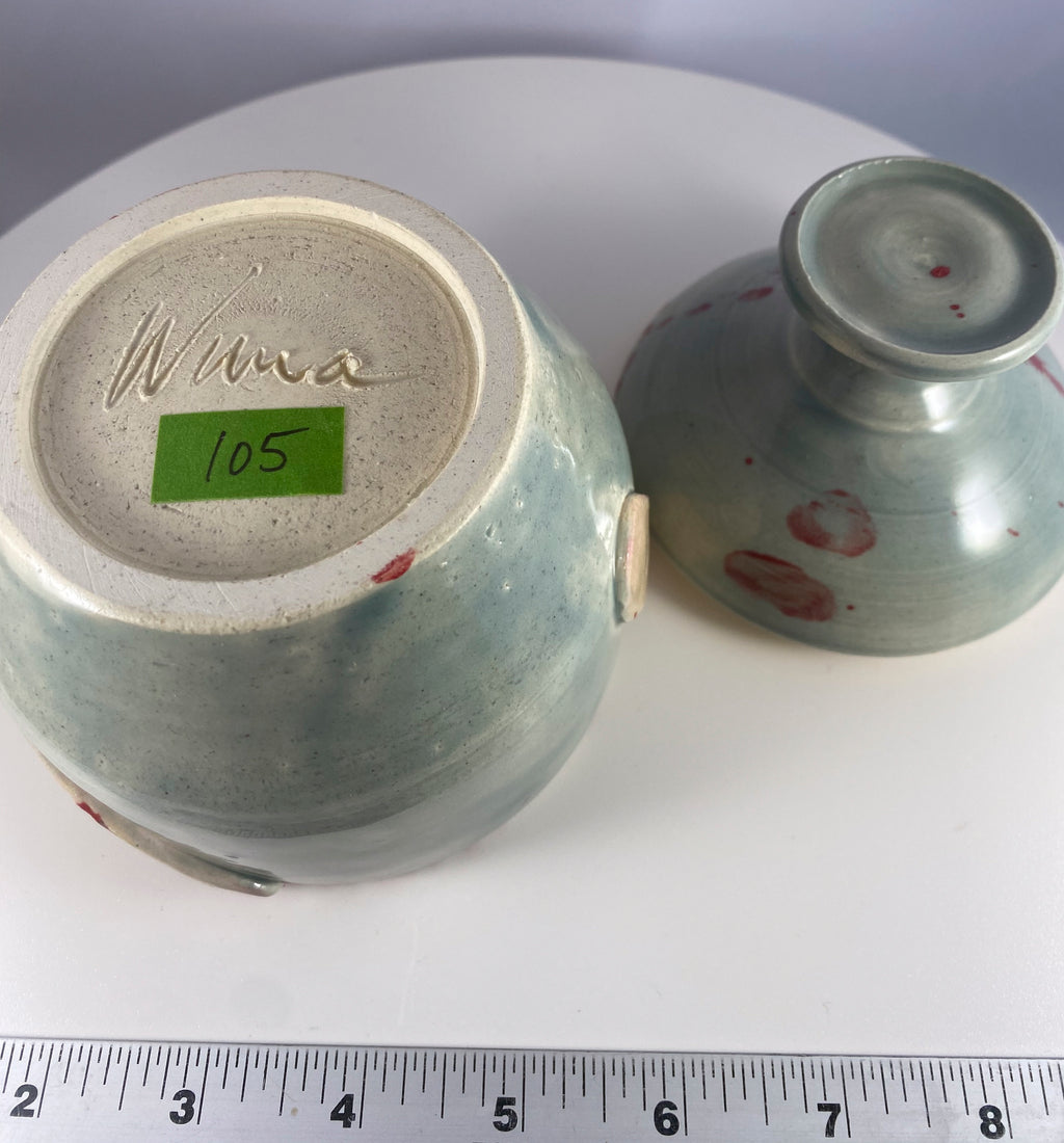 #105 Bandaid Jar w/ Splatter