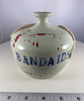 #107 Bandaid Jar w/ Splatter