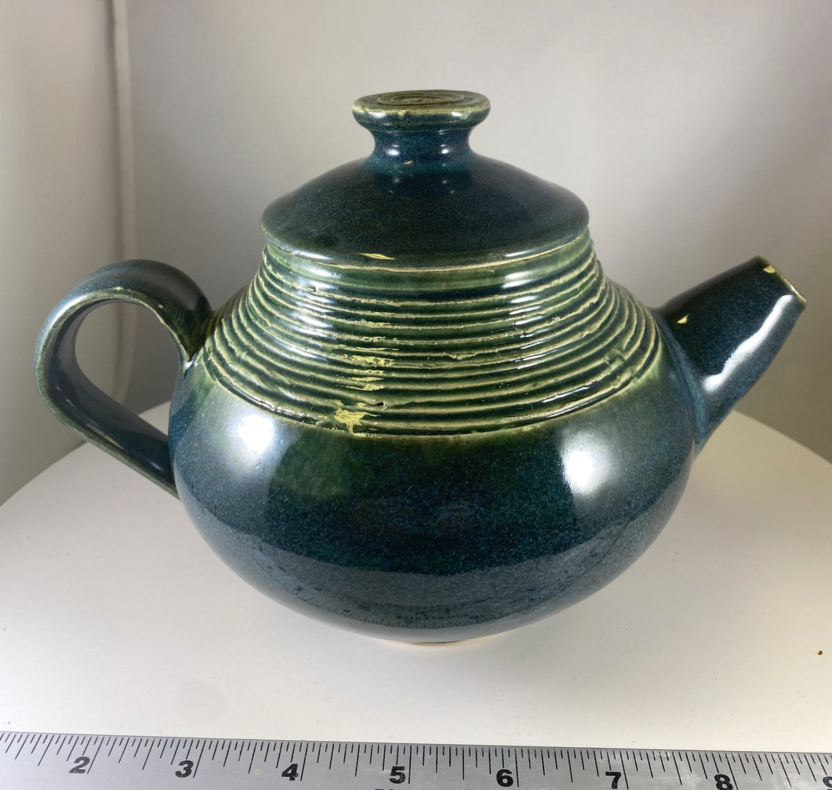 #115 Dark Teal Teapot