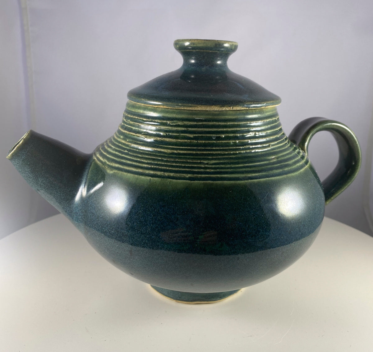#115 Dark Teal Teapot