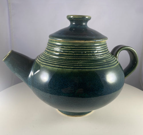 #115 Dark Teal Teapot
