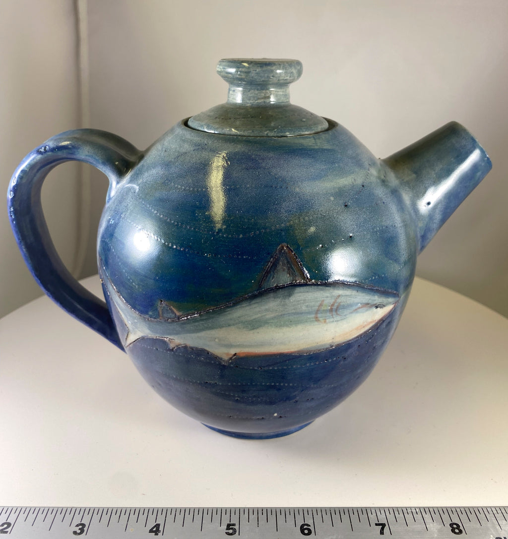 #117 Shark Teapot