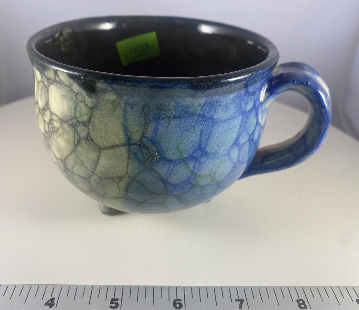 #159 Large Black Cauldron Mug