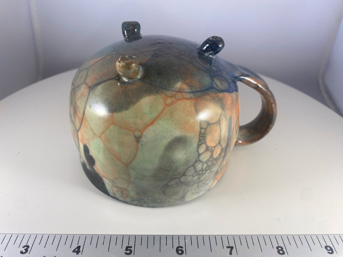 #160 Large Black Cauldron Mug