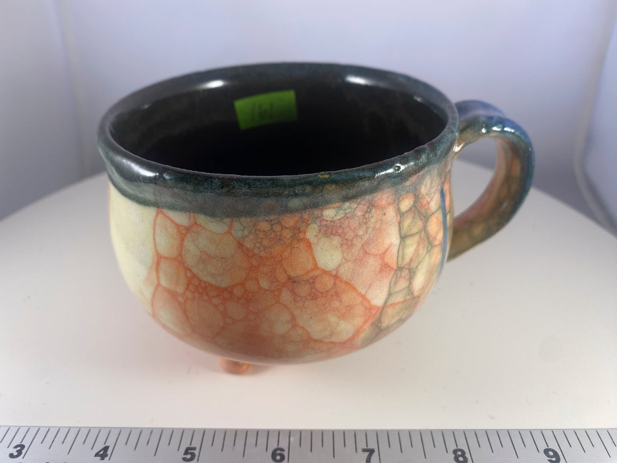 #161 Large Black Cauldron Mug