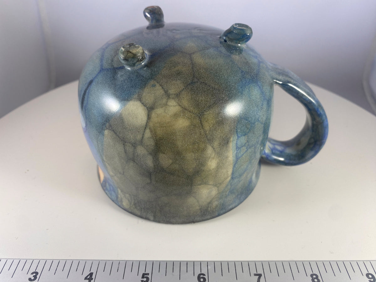 #162 Large Black Cauldron Mug