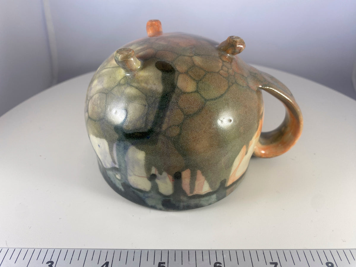 #163 Large Black Cauldron Mug