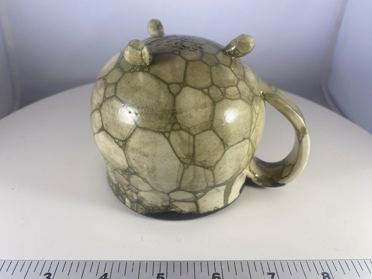 #166 Large Black Cauldron Mug