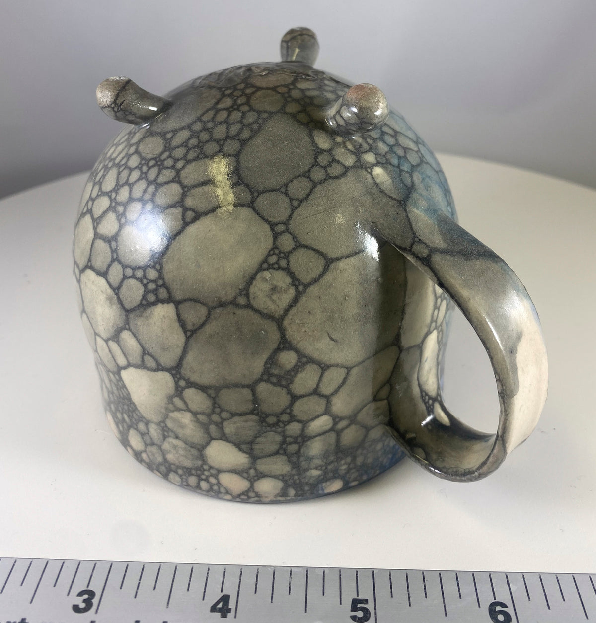 #167 Medium Black Cauldron Mug