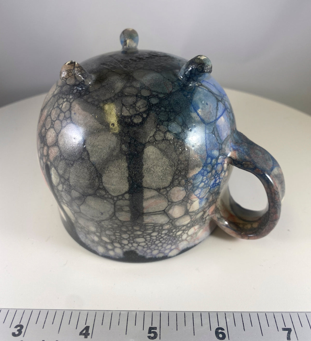 #168 Medium Black Cauldron Mug