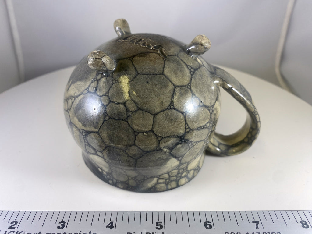 #169 Medium Black Cauldron Mug