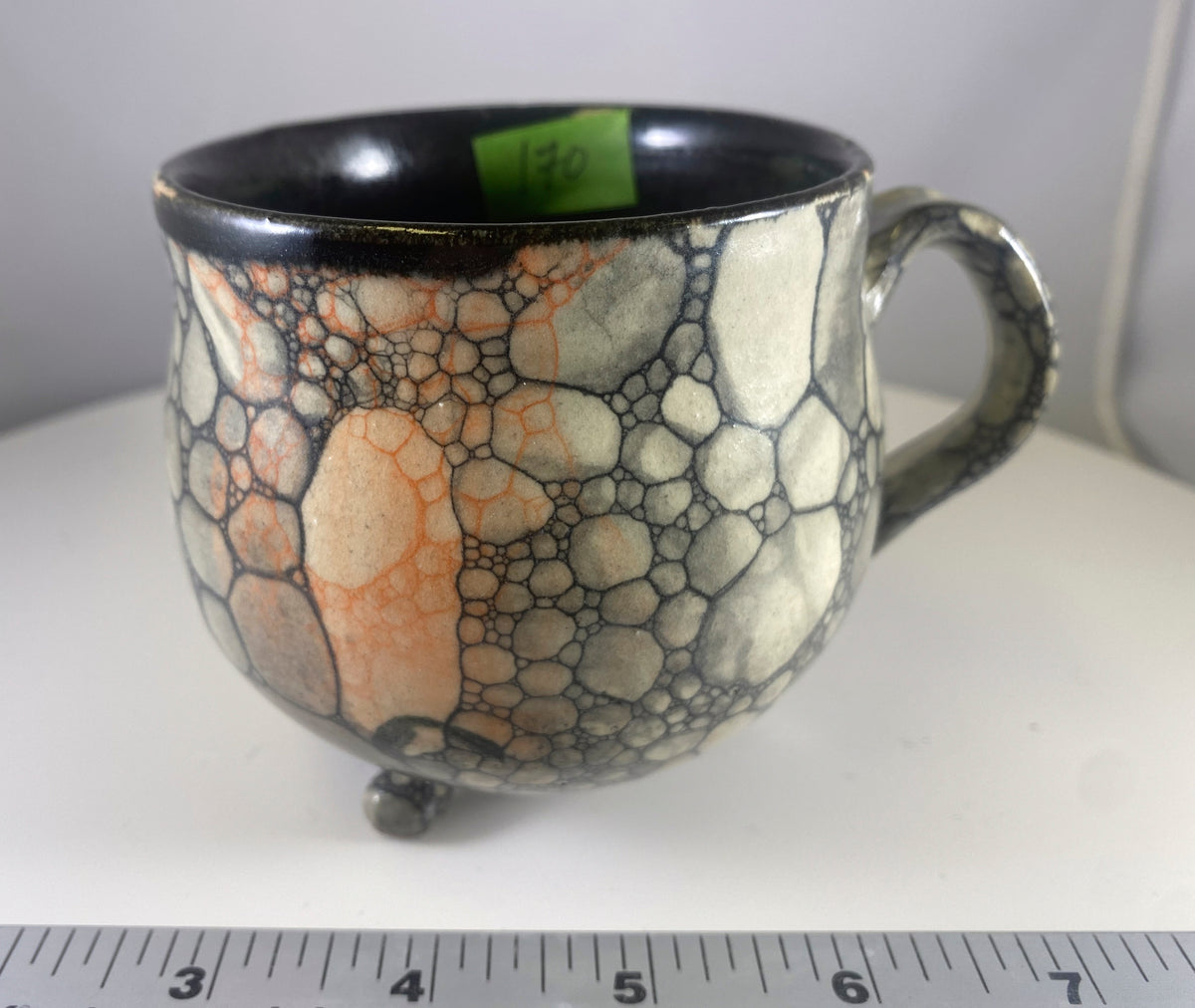 #170 Medium Black Cauldron Mug
