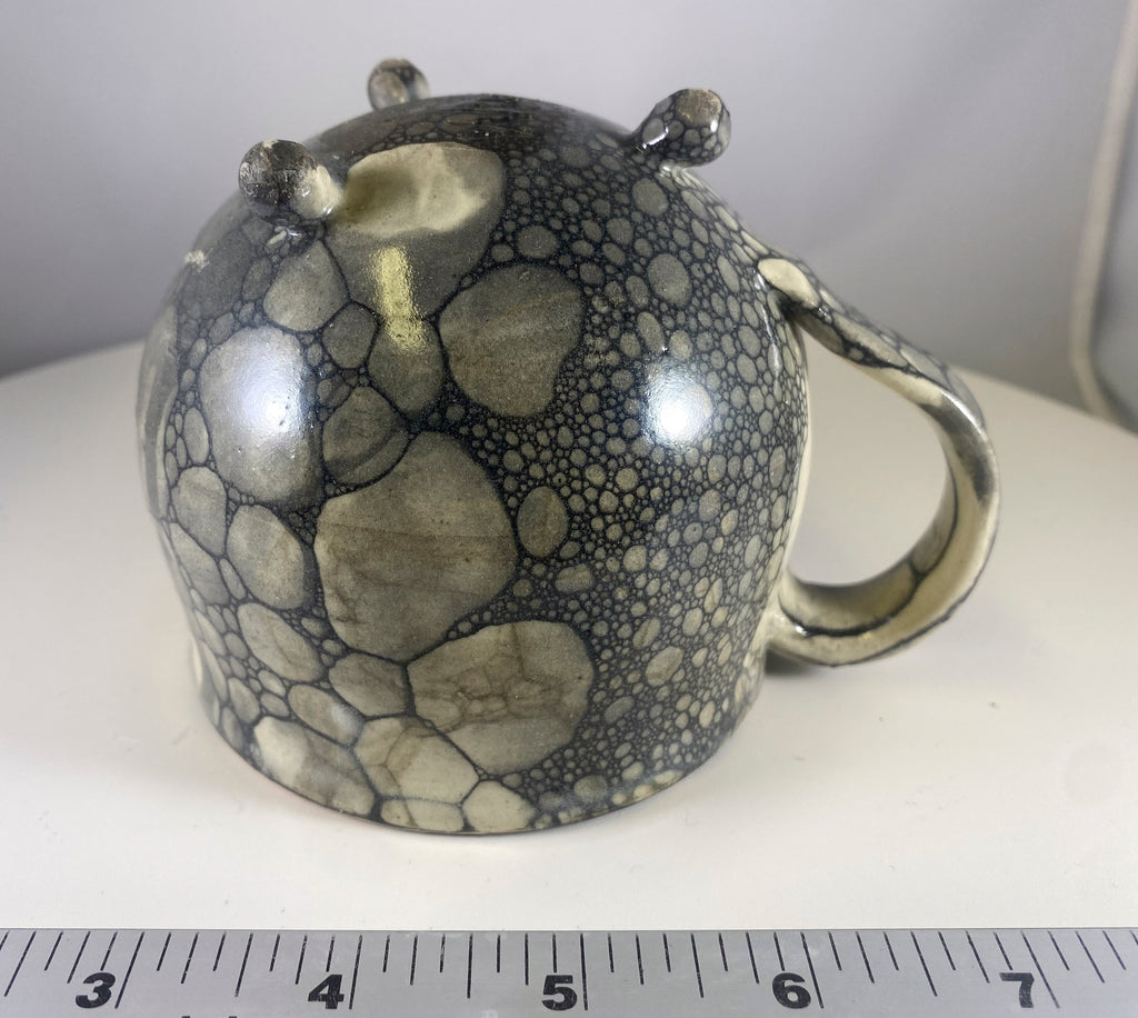 #171 Medium Black Cauldron Mug
