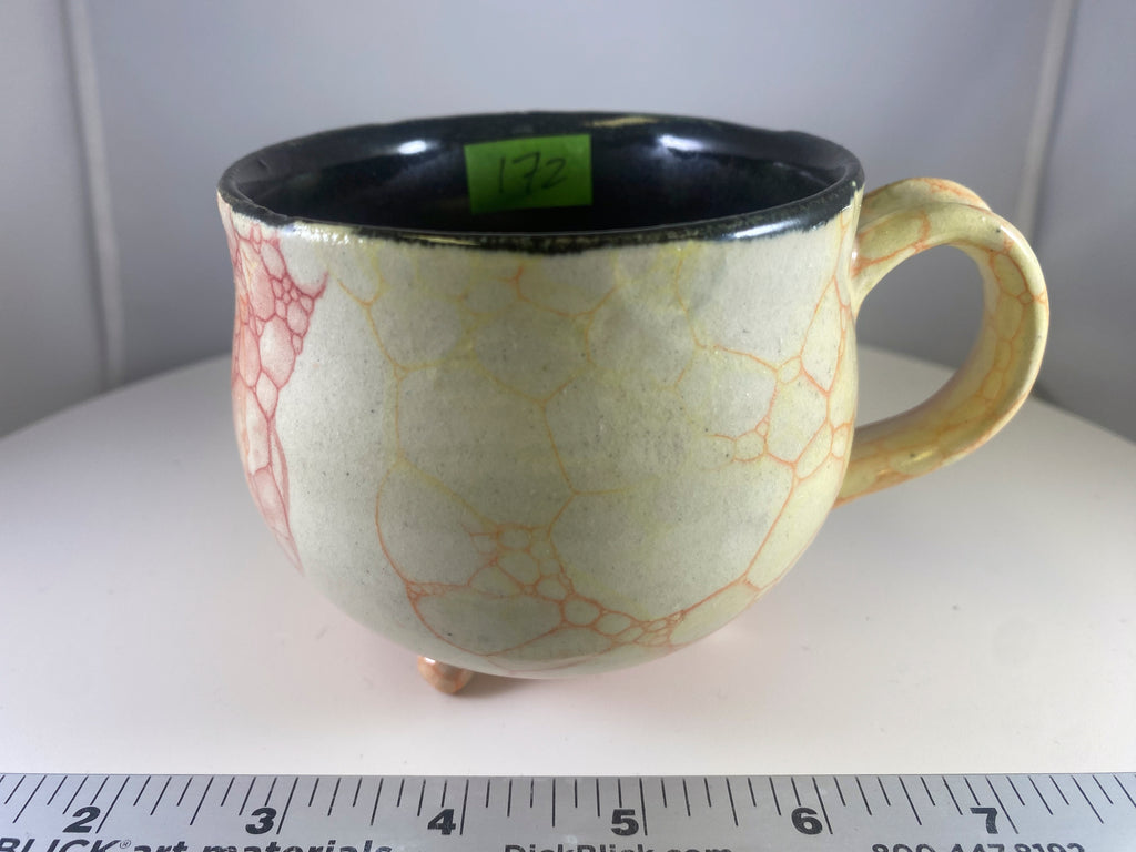 #172 Medium Black Cauldron Mug