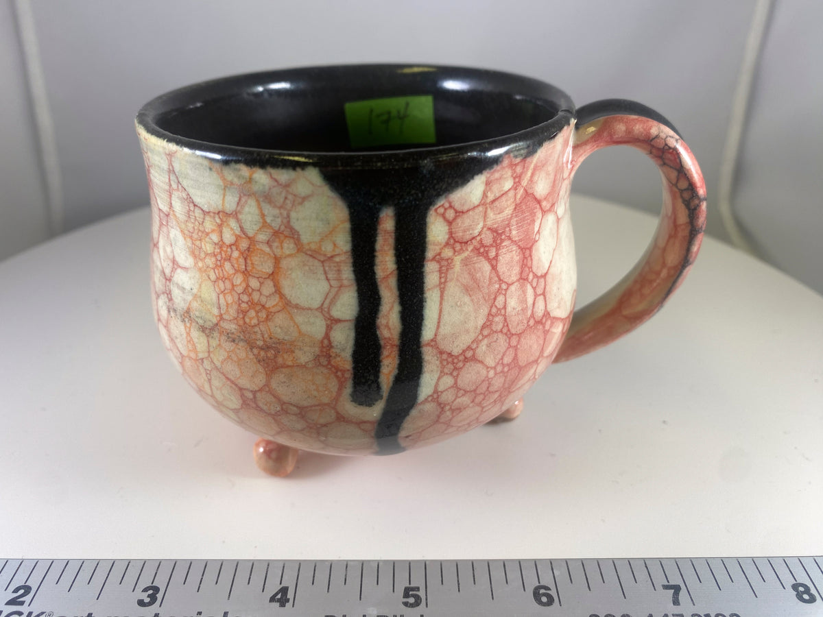 #174 Medium Black Cauldron Mug