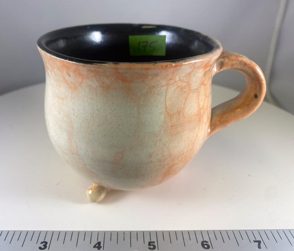 #175 Medium Black Cauldron Mug