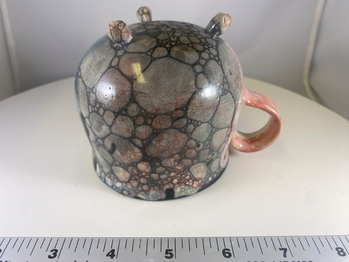 #176 Medium Black Cauldron Mug