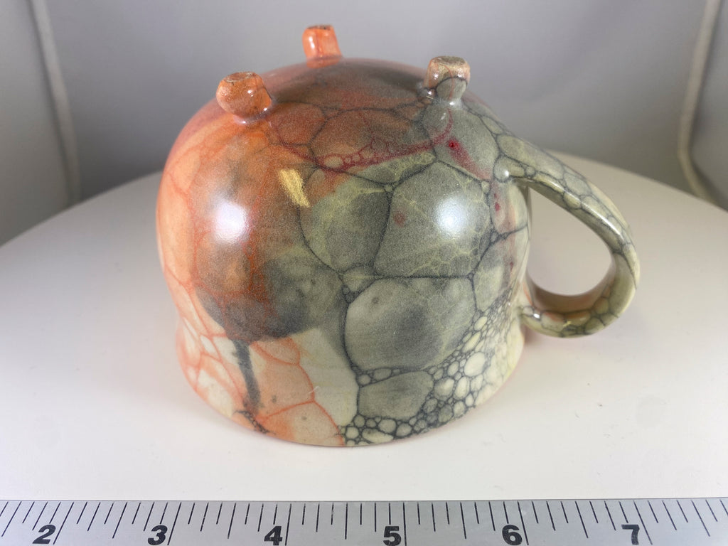 #181 Large White Cauldron Mug
