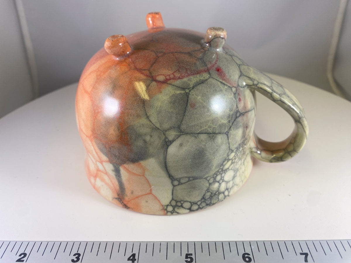 #181 Large White Cauldron Mug