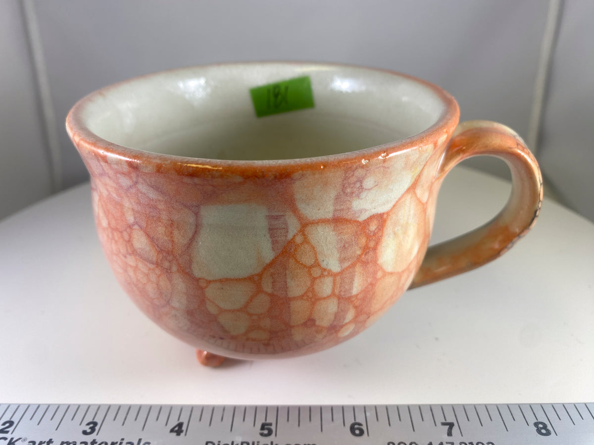 #181 Large White Cauldron Mug